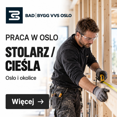 Praca w Oslo – zatrudnimy doświadczonych stolarzy / cieśli